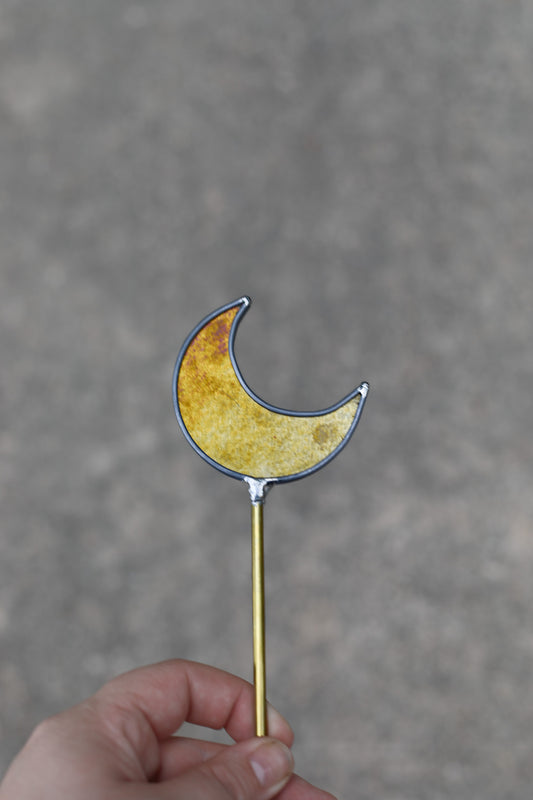 Plant Stake - Irrid Yellow Moon